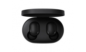 אוזניות אלחוטיות Xiaomi Mi True Wireless Earbuds Basic 2 Bluetooth עם מיקרופון בצבע שחור הכוללות כיסוי טעינה