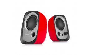 רמקולים 2.0 Edifier R12U בצבע אדום