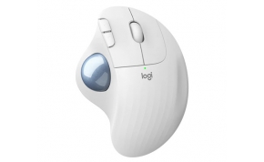 עכבר אלחוטי Logitech MX Ergo Wireless Trackball M575 Bluetooth בצבע לבן