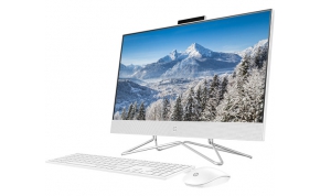 מחשב All In One HP 23.8" Intel Core i3-10100T 24-DF0015NJ 2K0Q1EA בצבע לבן