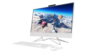 מחשב All In One HP 23.8" Intel Core i5-10400T 24-DF0013NJ 2K0Q0EA בצבע לבן
