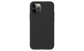 כיסוי לטלפון Spigen Thin Fit iPhone 12/12 Pro בצבע שחור