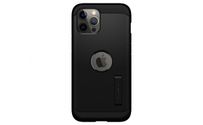 כיסוי לטלפון Spigen Tough Armor iPhone 12 Pro Max בצבע שחור