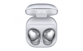 אוזניות אלחוטיות Bluetooth עם מיקרופון Samsung Galaxy Buds Pro SM-R190 בצבע כסוף הכוללות כיסוי טעינה