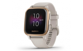 שעון חכם Garmin Venu Sq GPS Music בצבע זהב אחריות היבואן הרשמי
