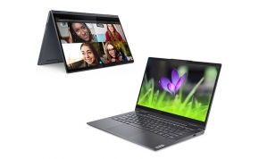 מחשב נייד עם מסך מגע "14 Lenovo Yoga 7 14ITL5 82BH006DIV i5-1135G7 בצבע אפור, כונן 512GB SSD זכרון 16GB ומ.גרפי Intel Iris Xe