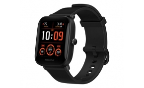 שעון Amazfit  Bip U Pro בצבע שחור עם רצועה שחורה אחריות היבואן הרשמי