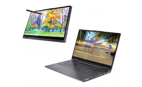 מחשב נייד עם מסך מגע "15.6 Lenovo Yoga 7 15ITL5 82BJ004BIV i7-1165G7 בצבע אפור, כונן 512GB SSD זכרון 16GB ומ.גרפי Intel Iris Xe