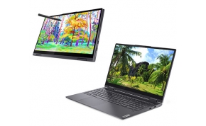 מחשב נייד עם מסך מגע "15.6 Lenovo Yoga 7 15ITL5 82BJ0047IV i5-1135G7 בצבע אפור, כונן 512GB SSD זכרון 16GB ומ.גרפי Intel Iris Xe