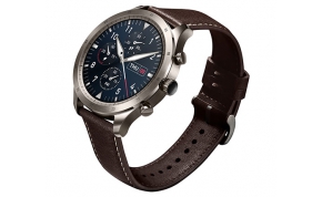 שעון חכם  Zepp Z Amazfit בצבע כסוף עם רצועה חומה אחריות היבואן הרשמי