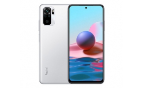 סמארטפון Xiaomi Redmi Note 10 64GB בצבע לבן- שנתיים אחריות היבואן הרשמי