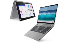 מחשב נייד עם מסך מגע "15.6 Lenovo IdeaPad Flex 5 82HT0034IV i7-1165G7 כונן 512G SSD, זכרון 16GB ומ.גרפי Intel Iris Xe Graphics