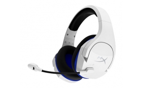אוזניות גיימינג אלחוטיות HyperX Cloud Stinger Core PS4 / PS5  עם מיקרופון בצבע לבן