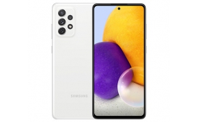 סמארטפון Samsung Galaxy A72 SM-A725F/DS 128GB בצבע לבן- שנה אחריות היבואן הרשמי