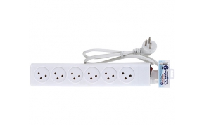 מפצל חשמל וכבל מאריך Semicom SW-MS6-1MS 1