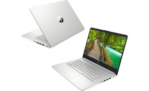 מחשב נייד "14 HP Laptop 14S-DQ2000NJ 308F3EA i3-1115G4 בצבע כסוף, כונן 256GB SSD, זכרון 8GB ומ.גרפי Intel UHD Graphics