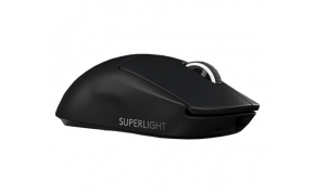 עכבר גיימינג אלחוטי Logitech Pro X Superlight בצבע שחור