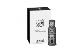 בושם שמן יוניסקס Al Haramain Musk Black Vanilla Perfume Oil פרפיום אויל 12ml