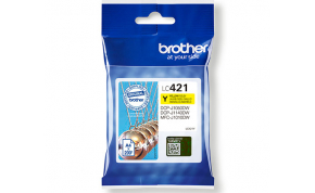 ראשי דיו למדפסת Brother LC421Y 1