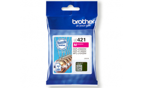 ראשי דיו למדפסת Brother LC421M  1