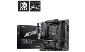 לוח אם למעבד אינטל Intel MSI PRO B760M-A Wi-Fi DDR4
 1