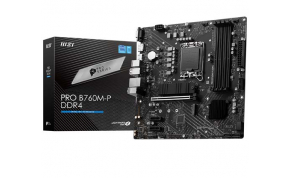 לוח אם למעבד אינטל Intel MSI PRO B760M-P DDR4 1