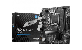 לוח אם למעבד אינטל Intel MSI PRO B760M-E DDR4 1