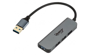 מפצל USB Ivory Connect IVC-HUB-A-AX4 1