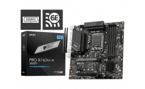 לוח אם למעבד אינטל Intel MSI PRO B760M-A WIFI 1