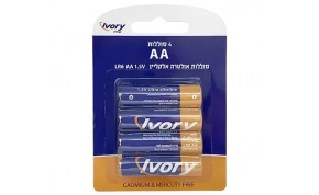 סוללות - בטריות Ivory Energy IVE-4PACK-AA 1