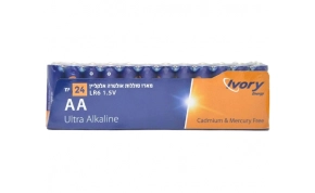 סוללות - בטריות Ivory Energy IVE-24PACK-AA-SHINK 1