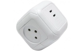 מפצל חשמל וכבל מאריך Semicom SW-CUB4C 1