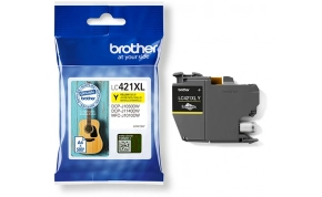 ראשי דיו למדפסת Brother LC421XLY 1