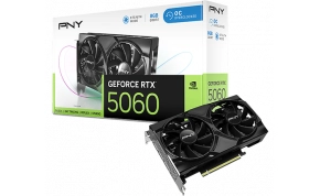 כרטיסי מסך PNY GeForce RTX 5060 Overclocked Dual Fan 1