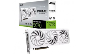 כרטיסי מסך ASUS PRIME GeForce RTX 5070 White OC Edition 12GB GDDR7 1