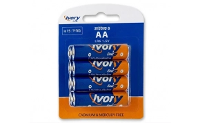 סוללות - בטריות Ivory Energy IVE-8PACK-AA 1