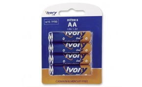 סוללות - בטריות Ivory Energy IVE-8PACK-AA 1
