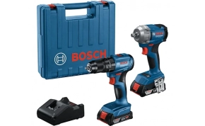 כלי עבודה Bosch Pro GDS 18V-350 + GSB 185 Combo 1