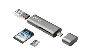 קורא כרטיסים PNY PNY USB-C Card Reader 1