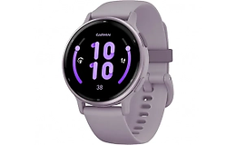 שעון ספורט חכם גרמין GARMIN vívoactive 5 – גודל 42 מ''מ – גוף אלומיניום – רצועת סיליקון – צבע סגול